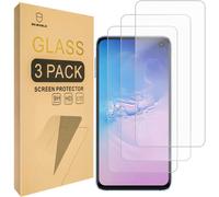 [CONFEZIONE DA 3] - Progettato per essere compatibile con Samsung Galaxy S10e [Vetro temperato] Pellicola protettiva per schermo [Vetro giapponese