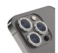 INF Confezione da 3 protezioni per fotocamera per iPhone 14 Pro/14 ProMax protezioni per lenti con strass