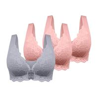 Confezione da 3 Reggiseni da Donna Senza Ferretto,Cuciture Reggiseno Sottile Estivo Ice Comfort Top Donna Reggiseno Senza Ferretto Schiena Scoperta Tezenis Morbido di Base per Grandi Taglie Forti