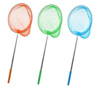 Confezione da 3 retine retrattili a forma di farfalla, rete da pesca a libellula, per persone estensibili da 35 a 83,8 cm, per attività all'aperto in giardino