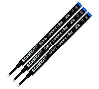 Confezione da 3 ricariche per roller Schmidt 888, colore blu