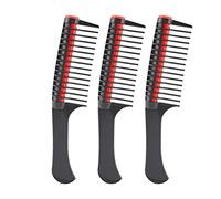 Confezione da 3 rulli per pettine, pettine a rullo districante integrato, anti-giuntura per capelli Barber