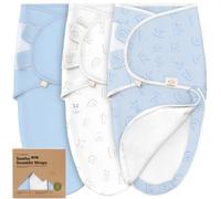 Confezione Da 3 Sacchi Nanna Per Neonati Con Cerniera - ABC Land Cloud - Sacco 0-3 Mesi, Fasce Con Cerniera Facili Da Cambiare, Coperte Per La Cameretta