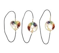 Confezione Da 3 Segnalibri Dell'Albero Della Vita, Fascia Elastica, Segnalibri Elastici, Segnalibri Colorati Dei Chakra, Segnalibri Regalo Per Gli Amanti Dei Libri