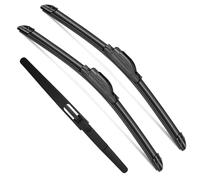 Confezione da 3 Set di tergicristalli per Tutte Le Stagioni per Nissan Rogue per Nissan Pathfinder per Infiniti QX60 Tergicristalli Anteriori e Posteriori di Ricambio per Tutte Le Stagioni