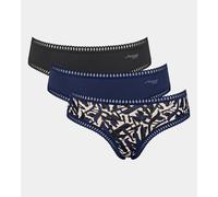 sloggi Donna Go Crush Hipster C3P, Blue - Dark Combination