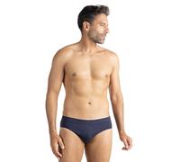 Confezione da 3 slip cotone Blu M Tinta unita