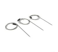 Confezione da 3 sonde di temperatura per griglia a pellet, connettore CC da 2,5 mm, precisione ± 1 ℃, resistenza alle alte temperature, per griglie a pellet, barbecue, forno, grigliare, friggere