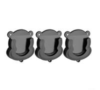 Confezione da 3 staffe di montaggio a parete per fotocamere Blink, compatibili con Outdoor 4, Mini2 e Ring Indoor Cam Gen 2, robusto supporto in ABS nero con viti e cuscinetti