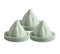 Confezione da 3 stampi per cubetti di ghiaccio a forma di montagna, in silicone, per cubetti di ghiaccio 3D, per cubetti di ghiaccio, fatti in casa, fai da te, a rilascio facile, per cocktail, succo
