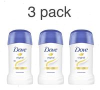 Confezione da 3 stick deodoranti DOVE ORIGINAL per donna 40 ml / 1,35 fl oz