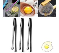 Confezione da 3 strumenti per la rimozione di Chalaza per uova, strumento per la rimozione di frammenti di guscio d', strumento per la rimozione della membrana di Chalaza, per un'estrazione facile