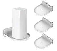 Confezione da 3 supporti da parete per sistema WiFi a rete domestica, supporto da parete per tenda Nova Linksys Velop TP-Link D-Link per Google Nest Wifi Router Stand (bianco)