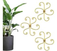 Confezione da 3 supporti per piante impilabili Monstera, pali per piante da giardino per interni ed esterni, strutture di supporto per piante rampicanti, palo di muschio, bastoncini per piante in vaso