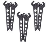 Confezione da 3 Supporti per Tiro con L'Arco Multifunzionali Sportivi Tipo Forbice, Supporto per Arco Compound Leggero e Compatto