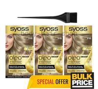 Confezione da 3 Syoss Oleo 8-05 Beige Blonde Hair Color Intense...
