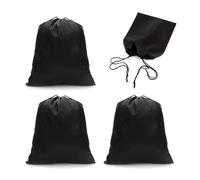 Confezione da 3 tasche portatili con coulisse, custodia con doppio cordoncino, tracolla impermeabile per cuffie, borsa da viaggio, pratica borsa per abiti (20 x 25 cm)