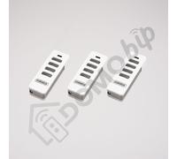 Confezione da 3 telecomandi Sommer Pearl Vibe 4019 colore bianco tasti argento