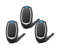 [Confezione da 3 telecomandi] Telecomando per porta da garage automatico - Compatibile solo con sistemi Motorline Falk MX4SP - 4 canali, codice dinamico Rolling Code, frequenza 433,92 MHz