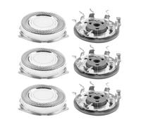 Confezione da 3 testine di ricambio per rasoio elettrico Philips serie 1000, 3000, 5000, lame da taglio in acciaio inox SH30/50, compatibili con Philips modello AT8xx, AT7xx, PT7xx