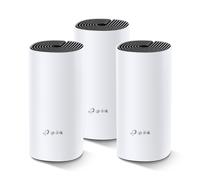 Confezione da 3 TP Link Deco M4 Sistema Wi-Fi mesh per tutta la casa con roaming continuo, velocità AC1200 a doppia banda e solidi controlli