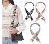 Confezione Da 3 Tracolle Per Borse, Tracolle Sostitutive Per Borse Da Donna Alla Moda, Tracolle Regolabili Per Borse, Tracolle Decorative Fai-Da-Te, Tracolle Per Borse A Tracolla