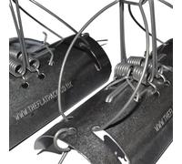 Confezione da 3 trappole professionali in acciaio inox per talpe e duffus | efficace controllo rapido delle talpe | controllo dei parassiti | Manutenzione del giardino | Made in Yorkshire da The Flat