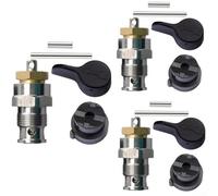 Confezione da 3 valvole di ritiro in metallo per spruzzatori di colore airless modelli 190 210 230 295 390 395 490 495 595 3400 in acciaio inox