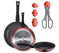 Confezione da 3 veline Ø20/24 e 28 cm + spugna multiuso la crepa con 4 stampi