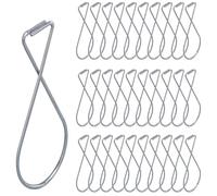 Confezione da 30 ganci a goccia da appendere al soffitto sospeso per piastrelle a griglia, clip resistenti per piante luminose, ufficio, casa, negozi, aule e decorazioni per matrimoni