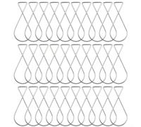 Confezione da 30 ganci da soffitto per piastrelle a soffitto con barra a T, ganci in acciaio resistente per appendere cartelli, poster, striscioni e luci in classe, ufficio e vendita al dettaglio