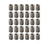 Confezione da 30 inserti filettati con filettatura interna M6 x 1,0 M8 x 1,25, lunghezza filettatura esterna 10 mm, progettati per la riparazione di filettature nella produzione e nelle comunicazioni
