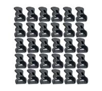 Confezione da 30 strumenti di regolazione compatti resistenti al vento per tende Swift Setup Backpacking Escursionismo Attrezzature da campeggio ad alta resistenza Regolatore da campeggio