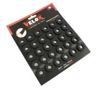 Confezione da 30 tappi manubrio per bici da corsa Velox Vintage Noir