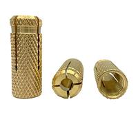 Confezione da 30 tasselli in ottone M10 x 32 mm, manicotto per bulloni di espansione, ancoraggio per mattoni in calcestruzzo, tasselli di espansione (30, M10 x 32 mm)