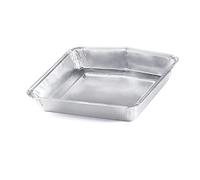 Confezione da 30 vassoi usa e getta in alluminio, compatibili con griglia a gas portatile Napoleon TravelQ Pro Series 285/285X, pezzo di ricambio 62006, argento