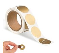 Confezione Da 300 Adesivi Da Grattare, Adesivi Da Grattare Da 2,5 cm, Oro, Adesivi Da Grattare, Biglietti Da Grattare Rotondi, Crea Le Tue Etichette Da Grattare, Biglietti Da Grattare