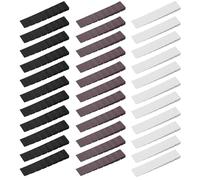 Confezione da 33 cunei di regolazione, cunei di compensazione, cunei in plastica, supporti di livellamento per mobili, cunei inferiori, cunei di allineamento per mobili regolabili, per sedie da