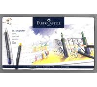 Confezione da 36 Matite Colorate, FABER-CASTELL, mina 3,3MM colored pencils
