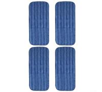 Confezione da 36 panni di ricambio lavabili in microfibra compatibili con mocio a getto umido, per una pulizia efficace di pavimenti, tra cui piastrelle in legno duro e pietra (confezione da 4)