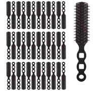Confezione da 36 spazzole per capelli usa e getta, in plastica, antistatiche, anti-groviglio, per capelli ricci, bagnati e asciutti, ideali per rifugi e alberghi