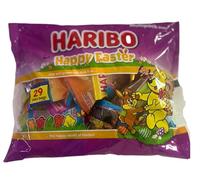 Confezione da 360 Grammi di Caramelle Gommose con Figure Pasquali Assortiti -HARIBO HAPPY ESTER- contenente 29 mini bags incartate singolarmente