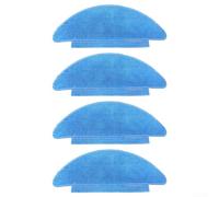 Confezione da 4/10 panni in microfibra di ricambio per Cecotec per Conga 7490 Eternal per Genesis, per robot aspirapolvere 7490 Eternal X-Treme, accessori per robot aspirapolvere (confezione da 4)