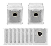 Confezione da 4/10 sacchetti di ricambio compatibili con ECOVACS per mini robot aspirapolvere Deebot, fibre soffiate a fusione e sacchetti per la polvere in tessuto non tessuto (confezione da 10)