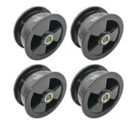 Confezione da 4 1250125034 Rullo di serraggio for asciugatrice, compatibile con Zanussi, compatibile con Electrolux, puleggia for asciugatrice