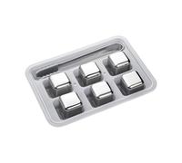 Confezione da 4/6/8 cubetti di ghiaccio per whisky, in acciaio, pietre refrigeranti per papà e marito, pietre ideali per whisky irlandese