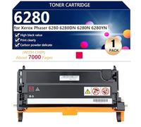 (Confezione da 4) 6280 Cartucce Toner ad Altissima Capacità per Xerox Phaser 6280 6280DN 6280N 6280YN Stampanti, Stampa ad alto Volume,Magenta-1 pack