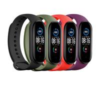 (CONFEZIONE DA 4/8) Braccialetti di ricambio per cinturino Xiaomi Mi 5 e Mi 6 per cinturini per smartwatch Mi Band 5 e Mi 6, delicato sulla pelle