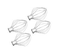 Confezione Da 4 Accessori For Frusta In Acciaio Inossidabile, Compatibile Con Kitchenaid K45WW, Frusta For Farina, Torta, Palloncino, Uova, Panna.