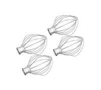 Confezione da 4 accessori per frusta in acciaio inossidabile per Kitchenaid K45WW, frusta per farina,